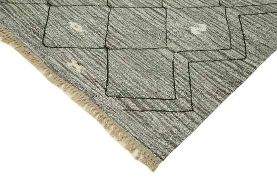 10x14 Grey Contemporary Area Rug - 35485
