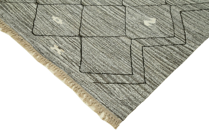 10x14 Grey Contemporary Area Rug - 35485
