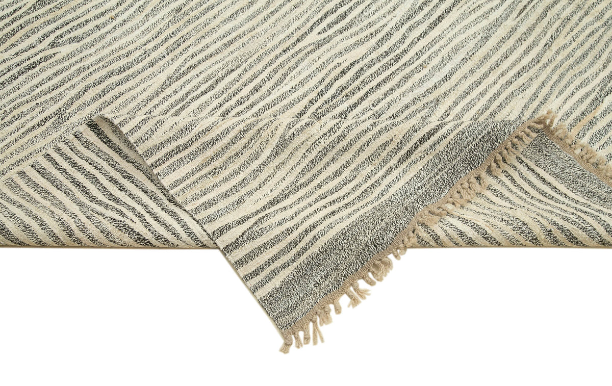 9x12 Grey Contemporary Area Rug - 35486