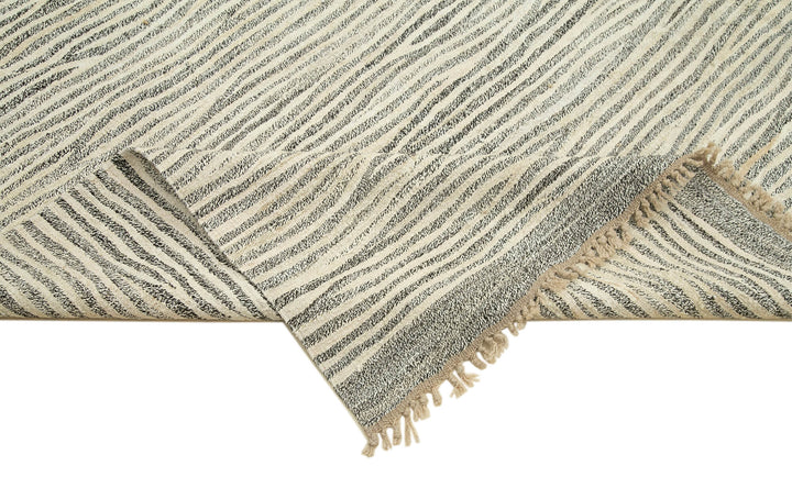 9x12 Grey Contemporary Area Rug - 35486