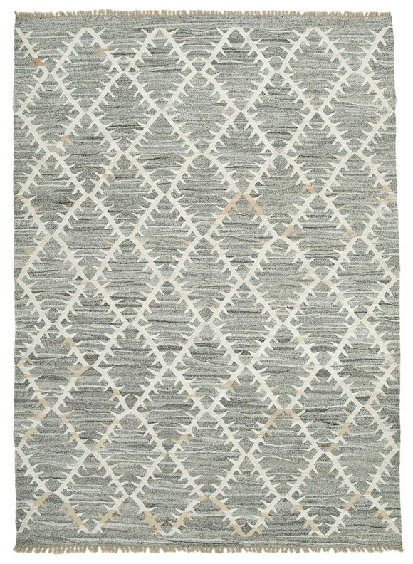 8x11 Grey Contemporary Area Rug - 35490