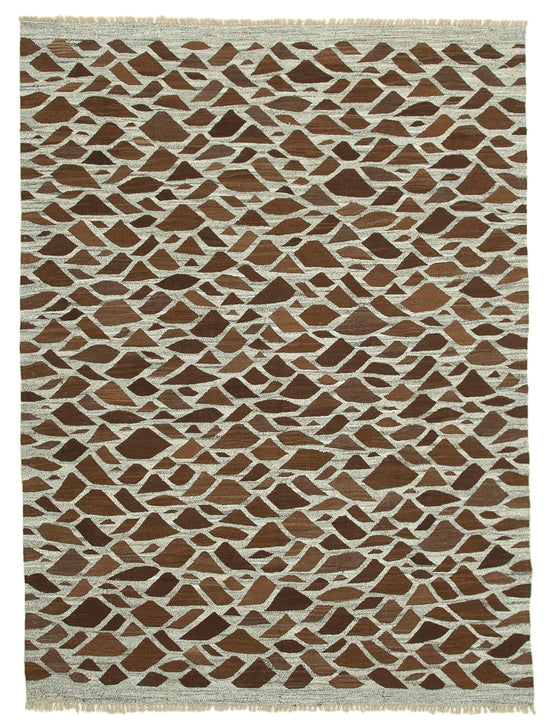 8x11 Grey Contemporary Area Rug - 35491