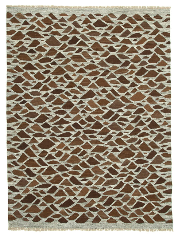 8x11 Grey Contemporary Area Rug - 35491