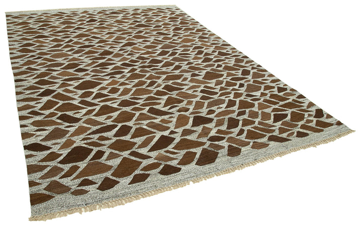8x11 Grey Contemporary Area Rug - 35491