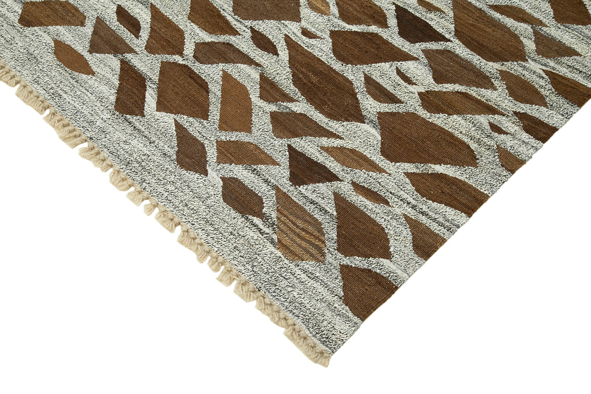 8x11 Grey Contemporary Area Rug - 35491