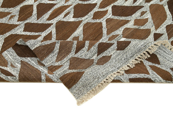 8x11 Grey Contemporary Area Rug - 35491