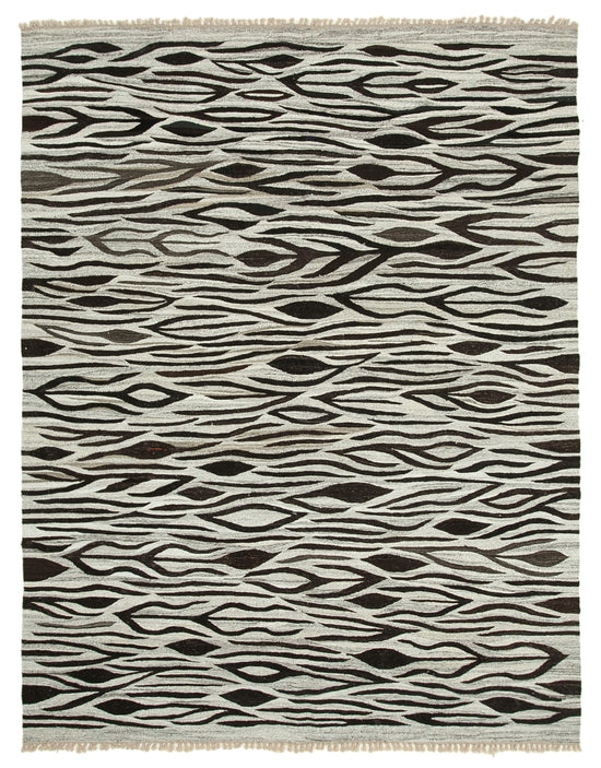 8x11 Grey Contemporary Area Rug - 35492