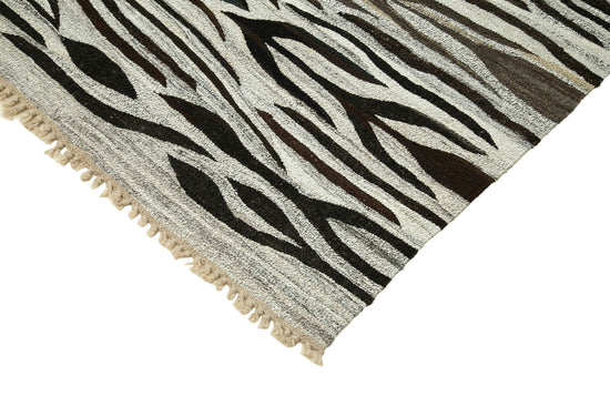 8x11 Grey Contemporary Area Rug - 35492