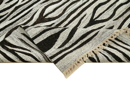 8x11 Grey Contemporary Area Rug - 35492