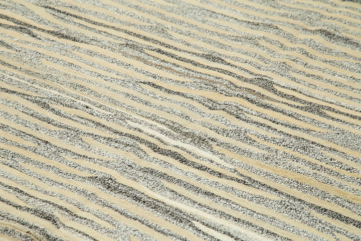 8x11 Beige Contemporary Area Rug - 35494