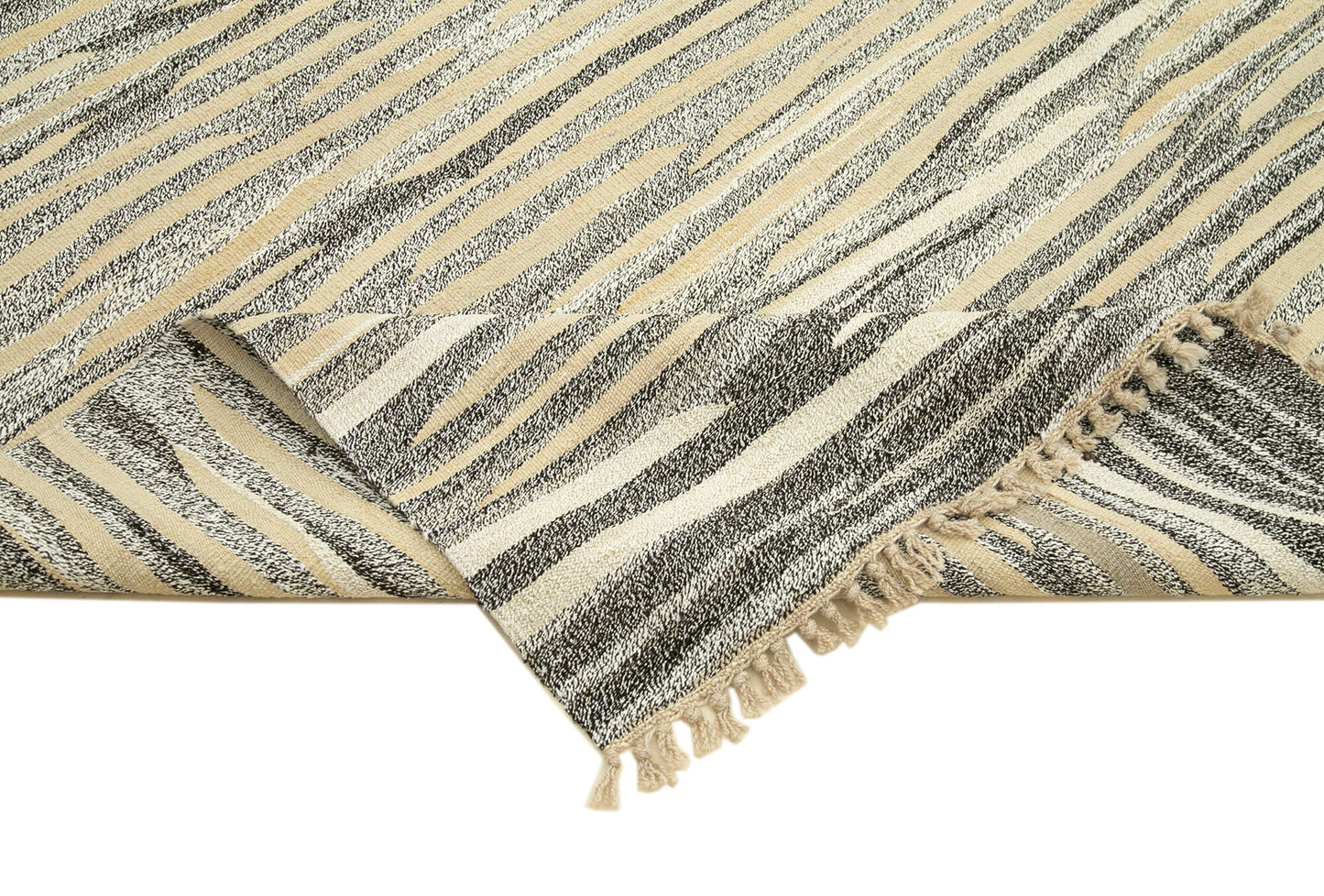 8x11 Beige Contemporary Area Rug - 35494