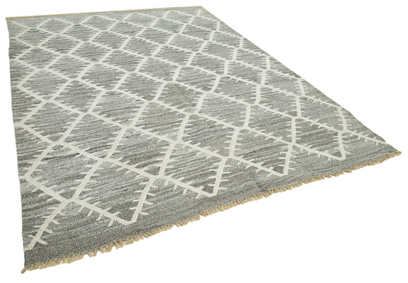 8x10 Grey Contemporary Area Rug - 35495
