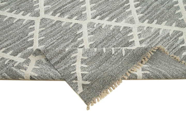 8x10 Grey Contemporary Area Rug - 35495