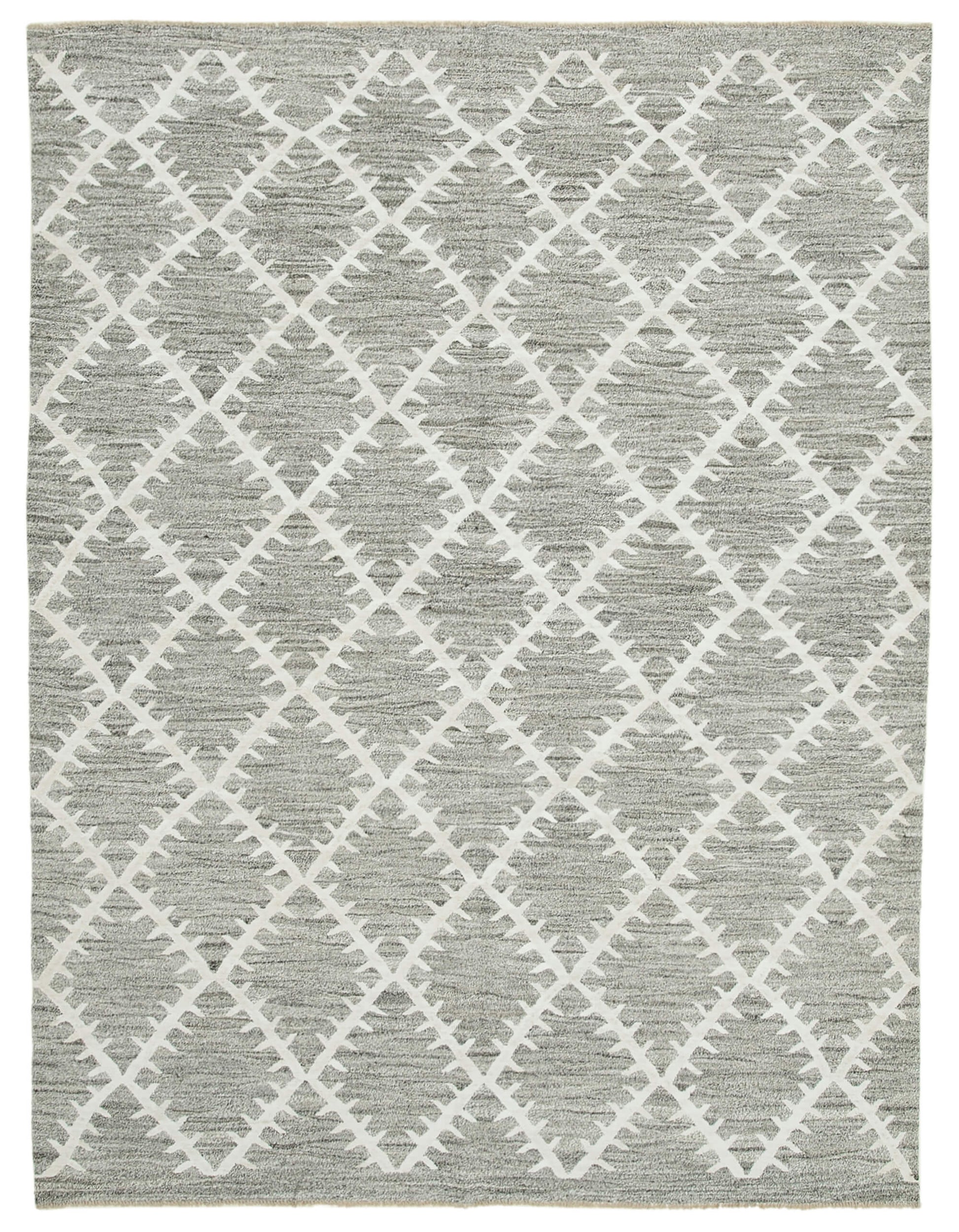 8x11 Grey Contemporary Area Rug - 35496