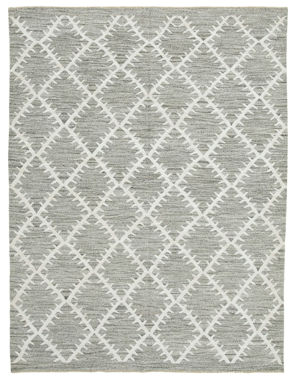 8x11 Grey Contemporary Area Rug - 35496