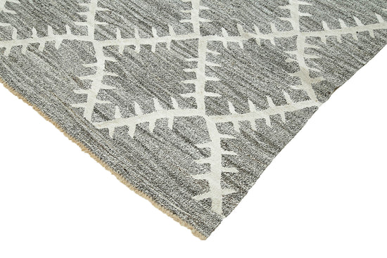 8x11 Grey Contemporary Area Rug - 35496