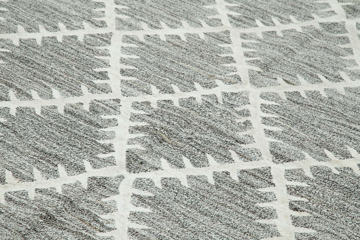 8x11 Grey Contemporary Area Rug - 35496