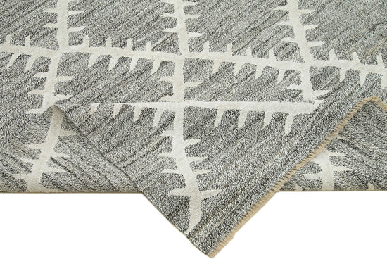 8x11 Grey Contemporary Area Rug - 35496