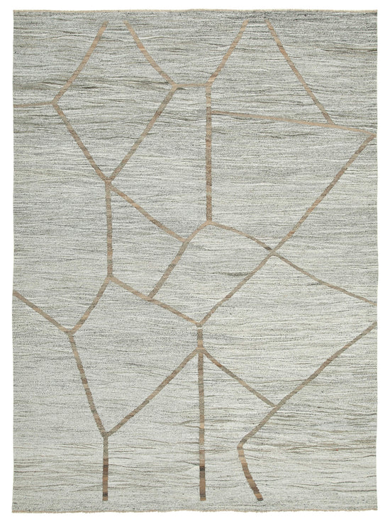 9x12 Grey Contemporary Area Rug - 35497