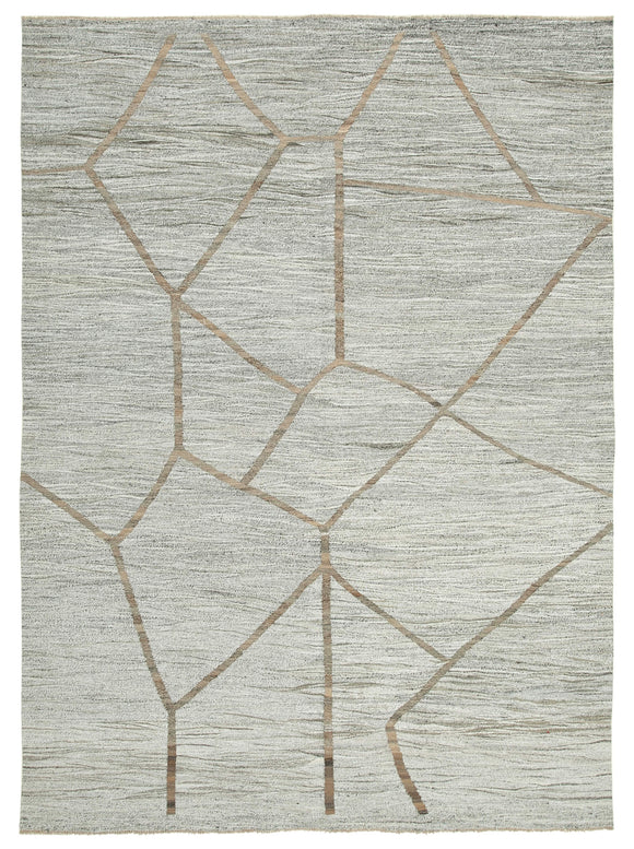 9x12 Grey Contemporary Area Rug - 35497