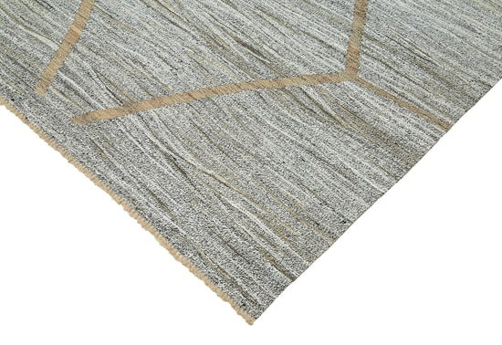 9x12 Grey Contemporary Area Rug - 35497