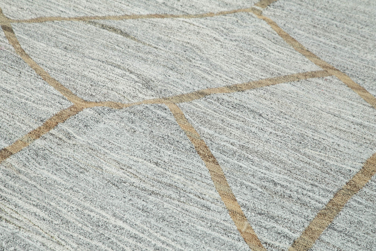 9x12 Grey Contemporary Area Rug - 35497