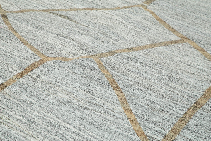 9x12 Grey Contemporary Area Rug - 35497