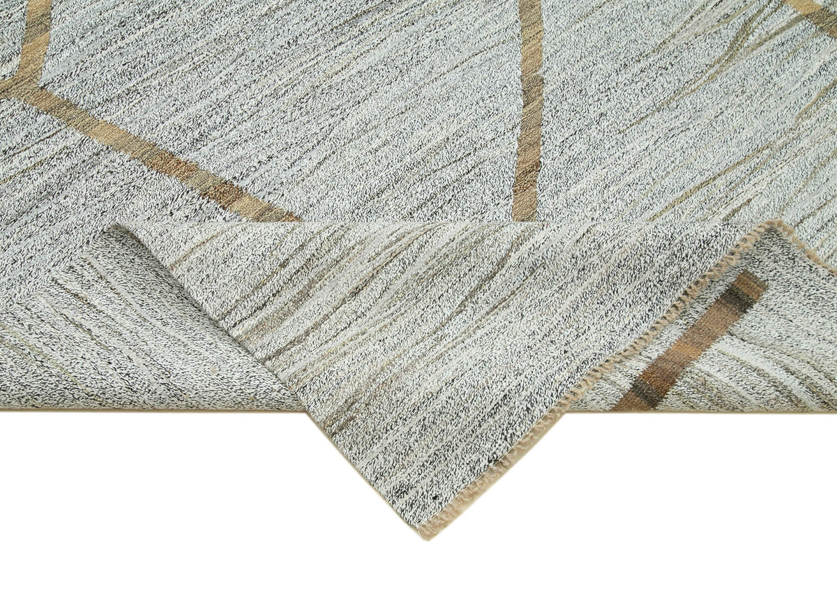 9x12 Grey Contemporary Area Rug - 35497