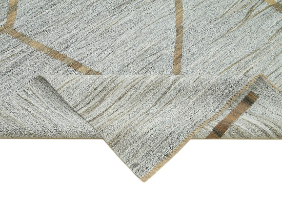 9x12 Grey Contemporary Area Rug - 35497