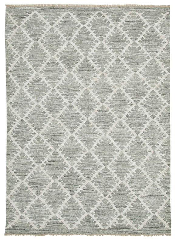 8x11 Grey Contemporary Area Rug - 35499