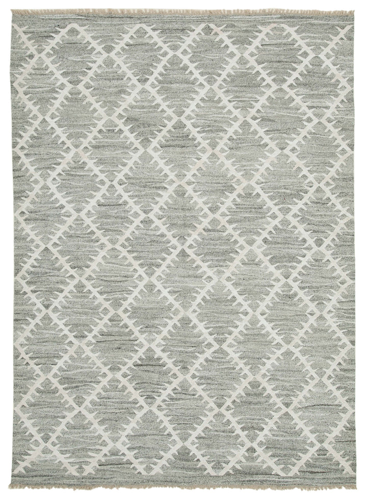 8x11 Grey Contemporary Area Rug - 35499