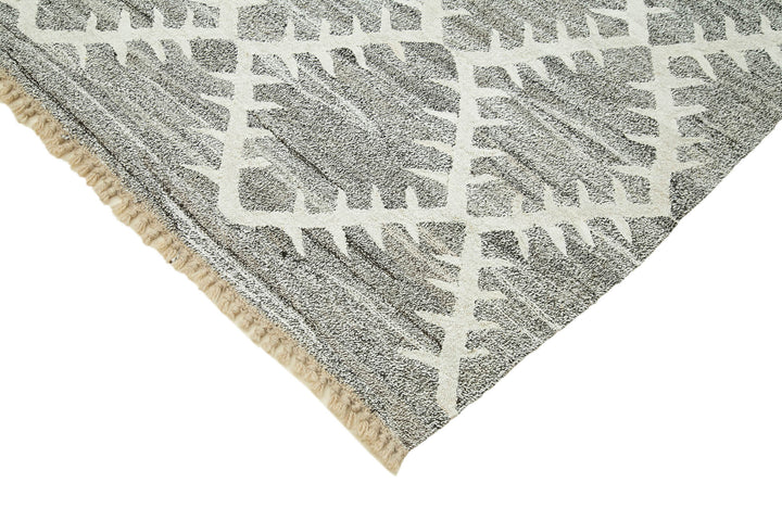 8x11 Grey Contemporary Area Rug - 35499