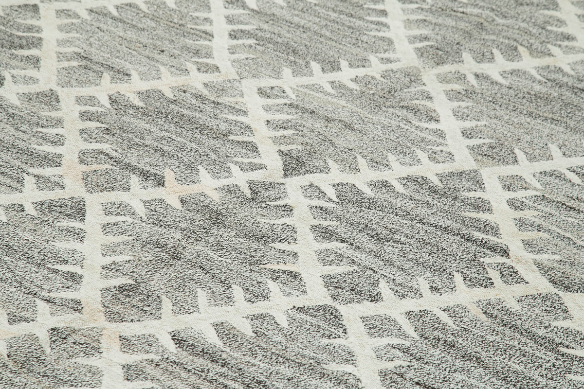 8x11 Grey Contemporary Area Rug - 35499