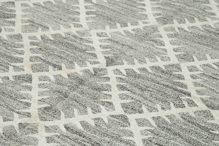 8x11 Grey Contemporary Area Rug - 35499