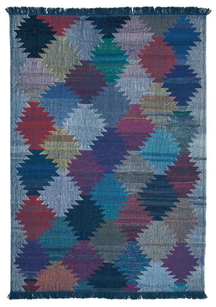 8x12 Blue Contemporary Area Rug - 35503