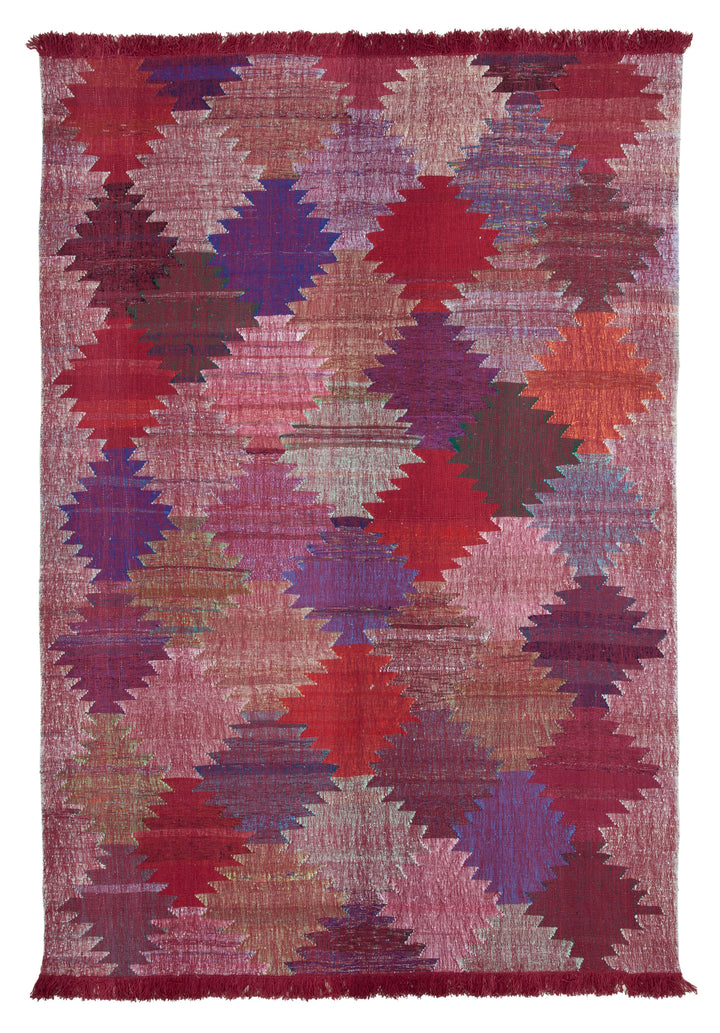 8x11 Red Contemporary Area Rug - 35505