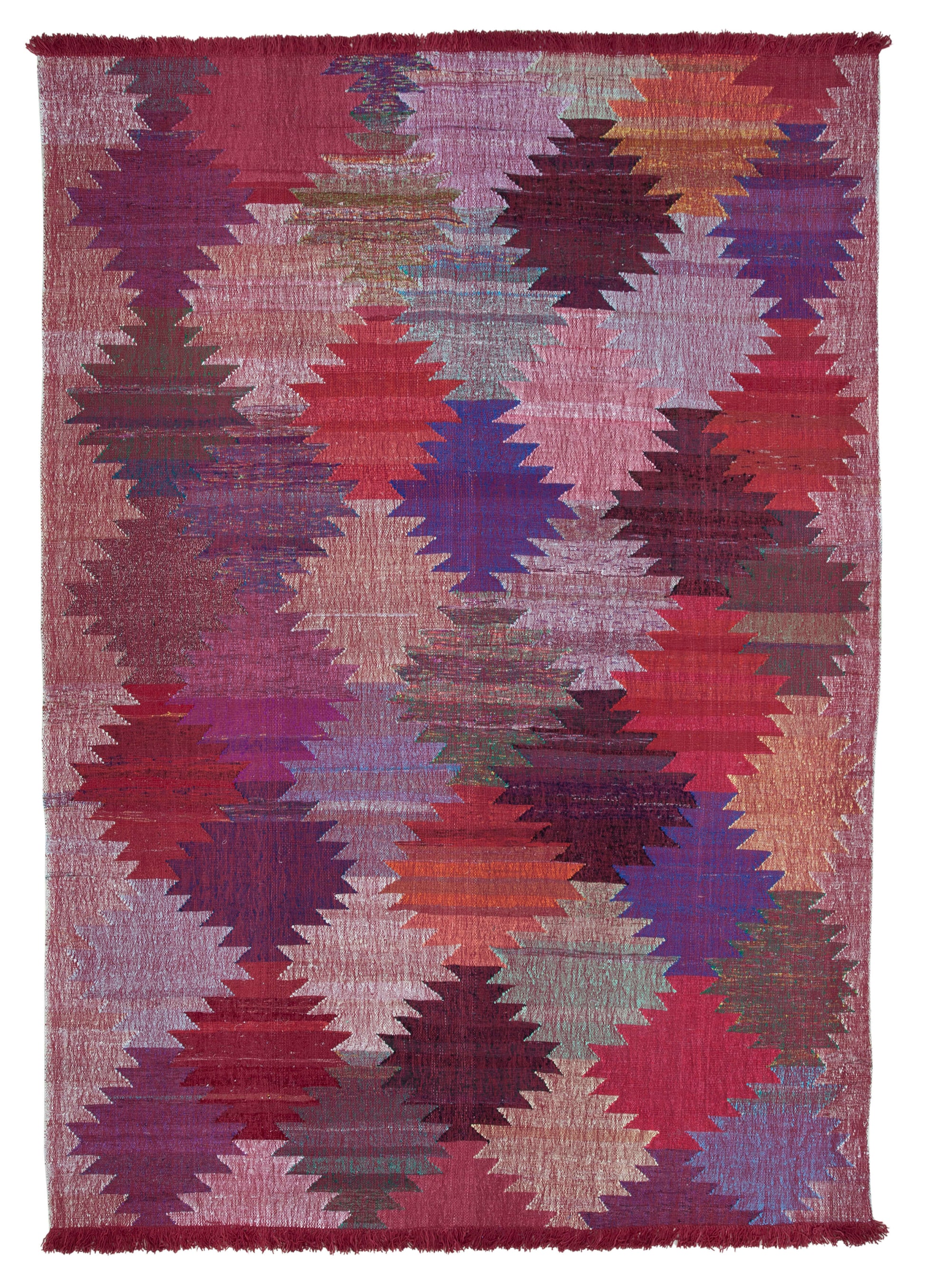 8x11 Red Contemporary Area Rug - 35508