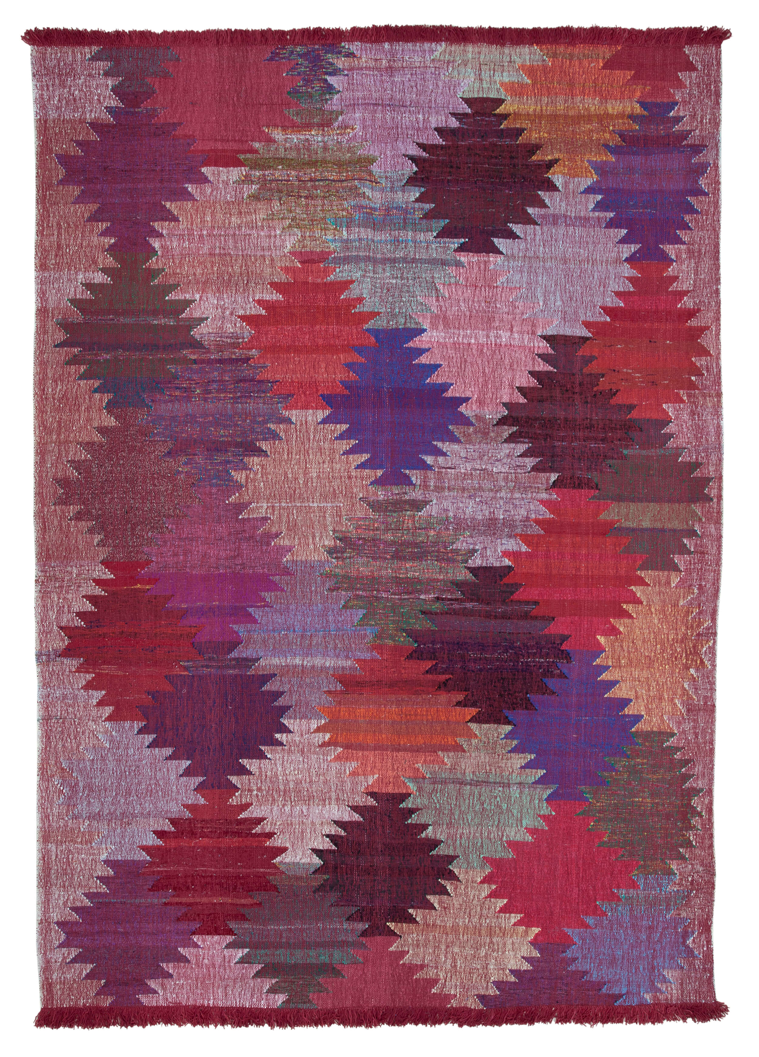 8x11 Red Contemporary Area Rug - 35508