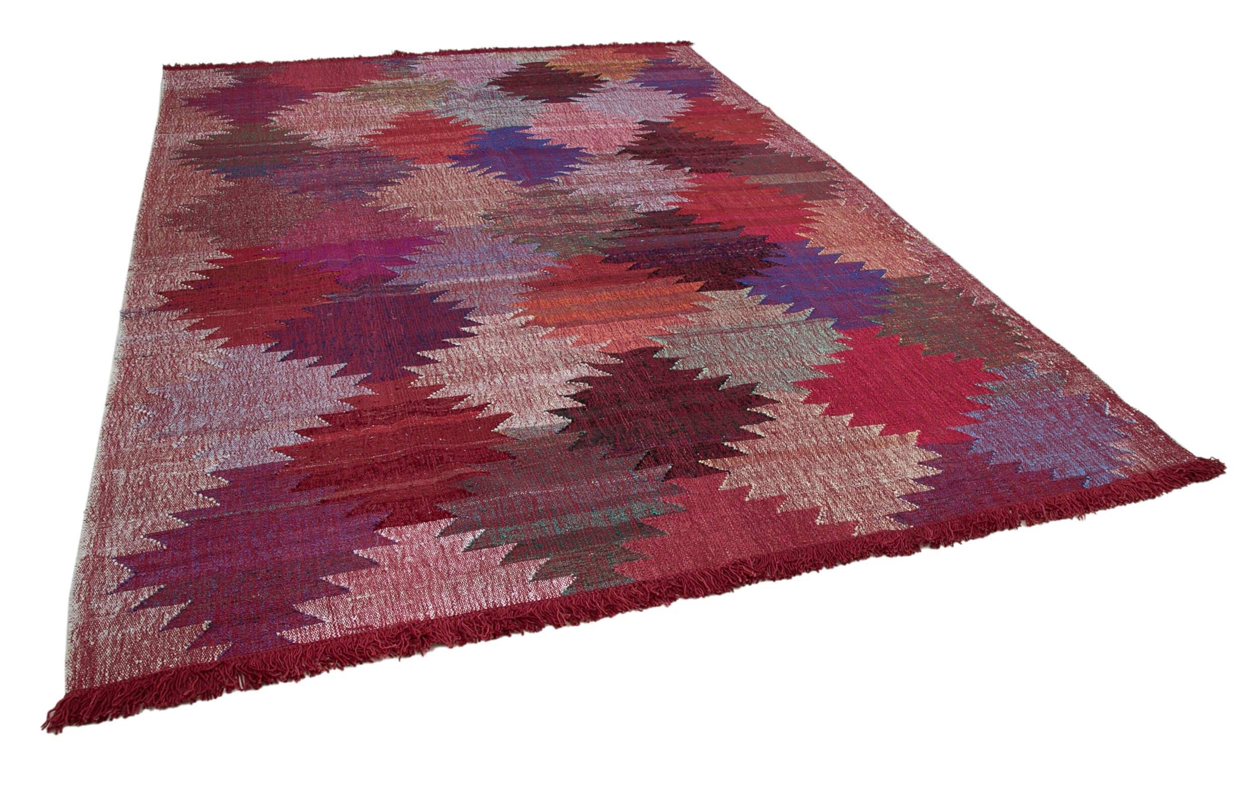 8x11 Red Contemporary Area Rug - 35508