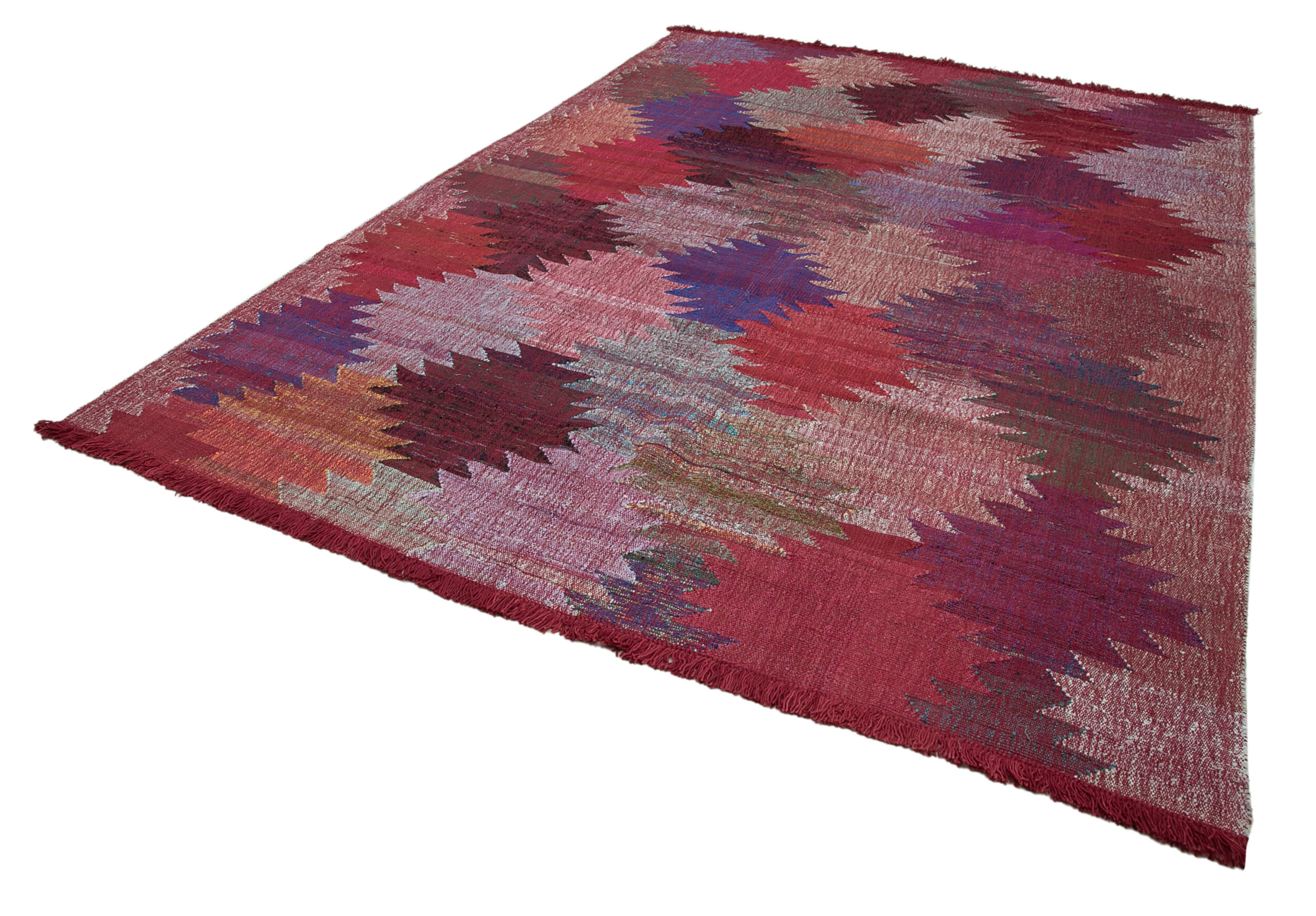 8x11 Red Contemporary Area Rug - 35508