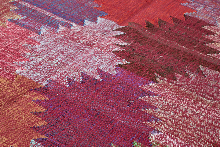 8x11 Red Contemporary Area Rug - 35513