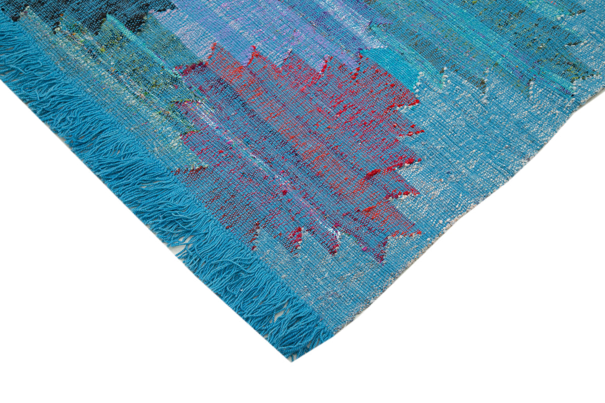 8x12 Blue Contemporary Area Rug - 35515