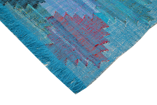 8x12 Blue Contemporary Area Rug - 35515