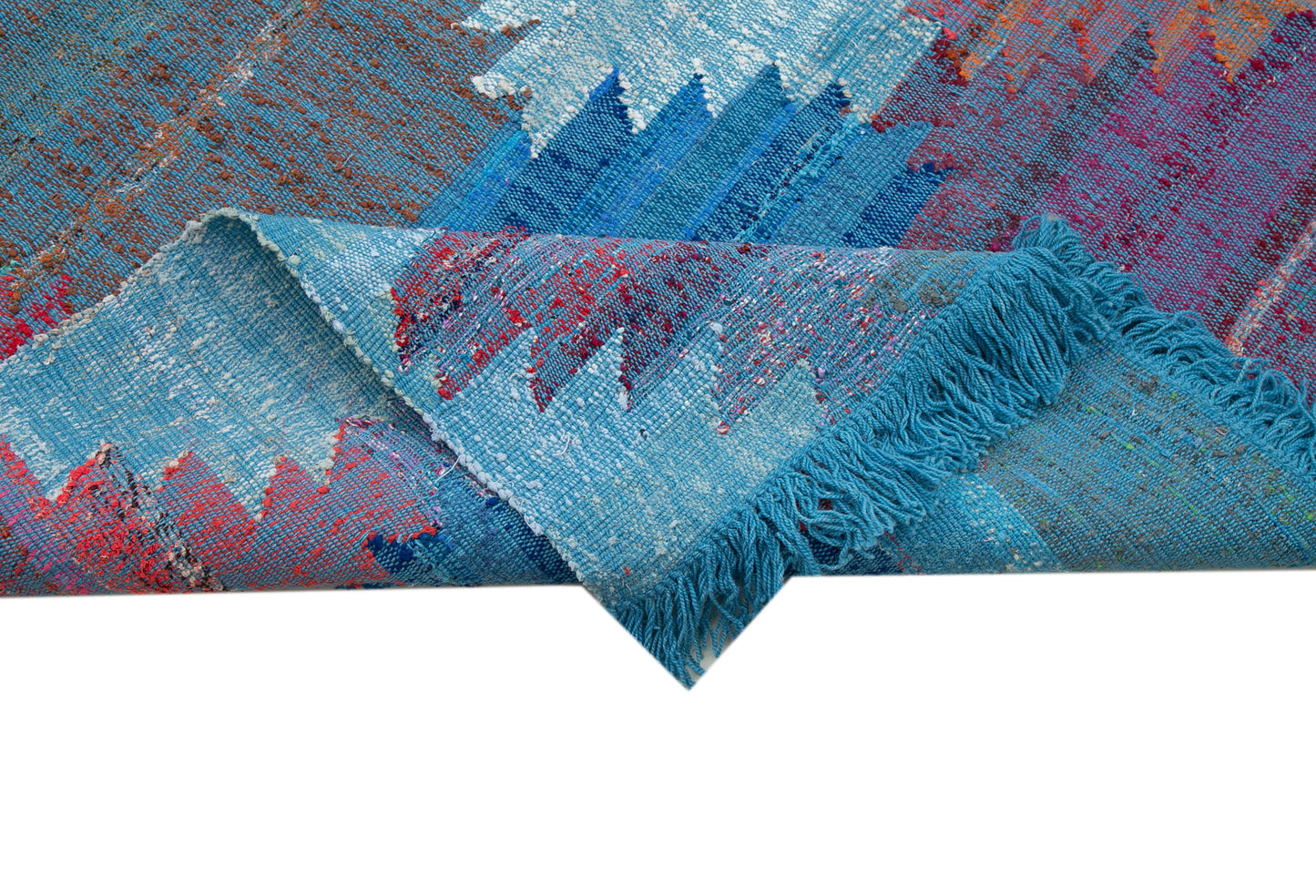 8x12 Blue Contemporary Area Rug - 35515