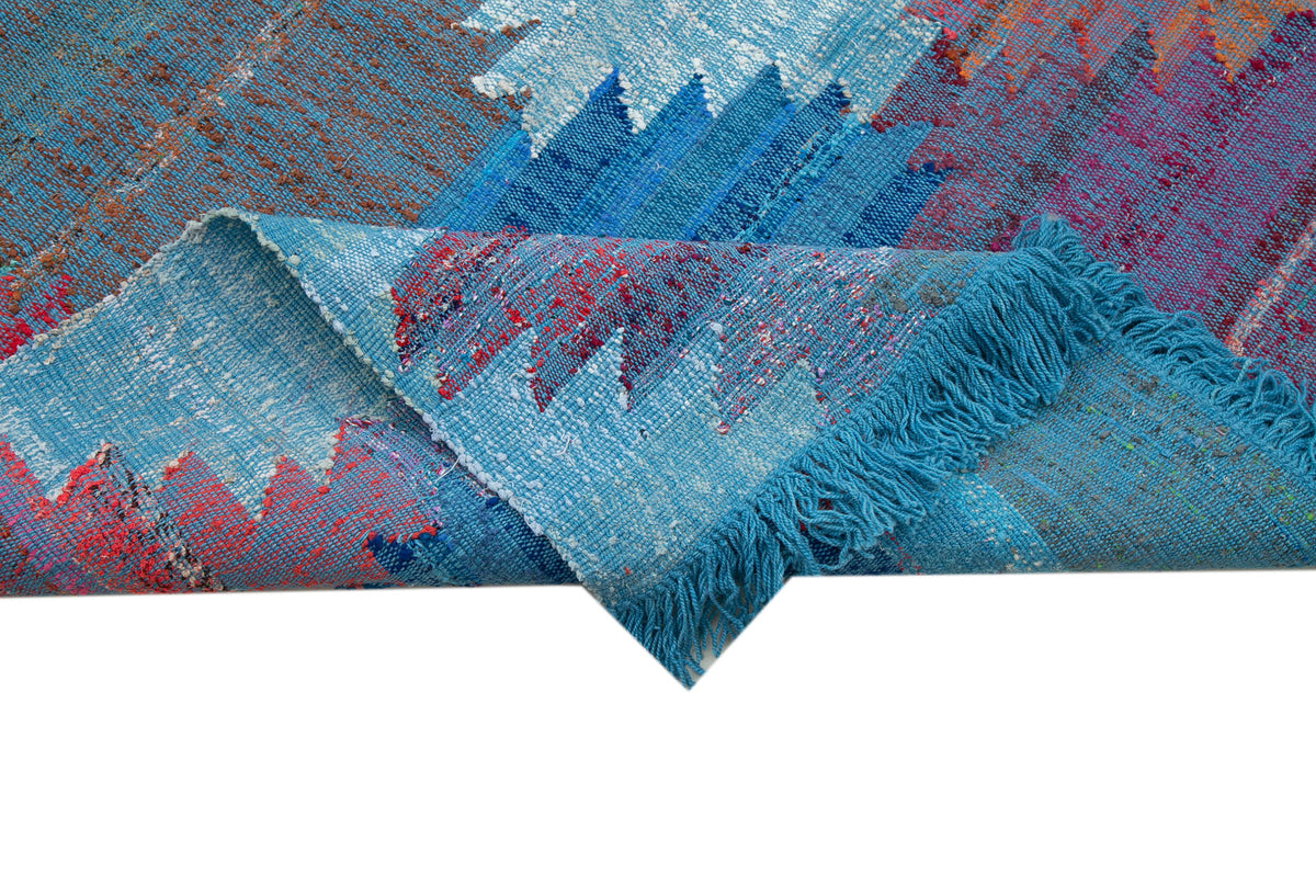 8x12 Blue Contemporary Area Rug - 35515