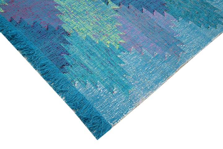 8x14 Blue Contemporary Area Rug - 35530