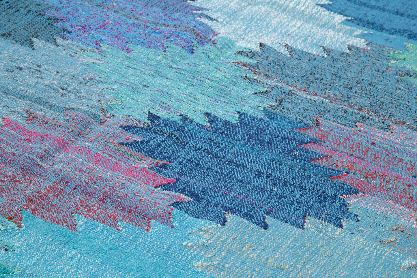 8x14 Blue Contemporary Area Rug - 35530