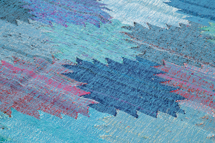 8x14 Blue Contemporary Area Rug - 35530