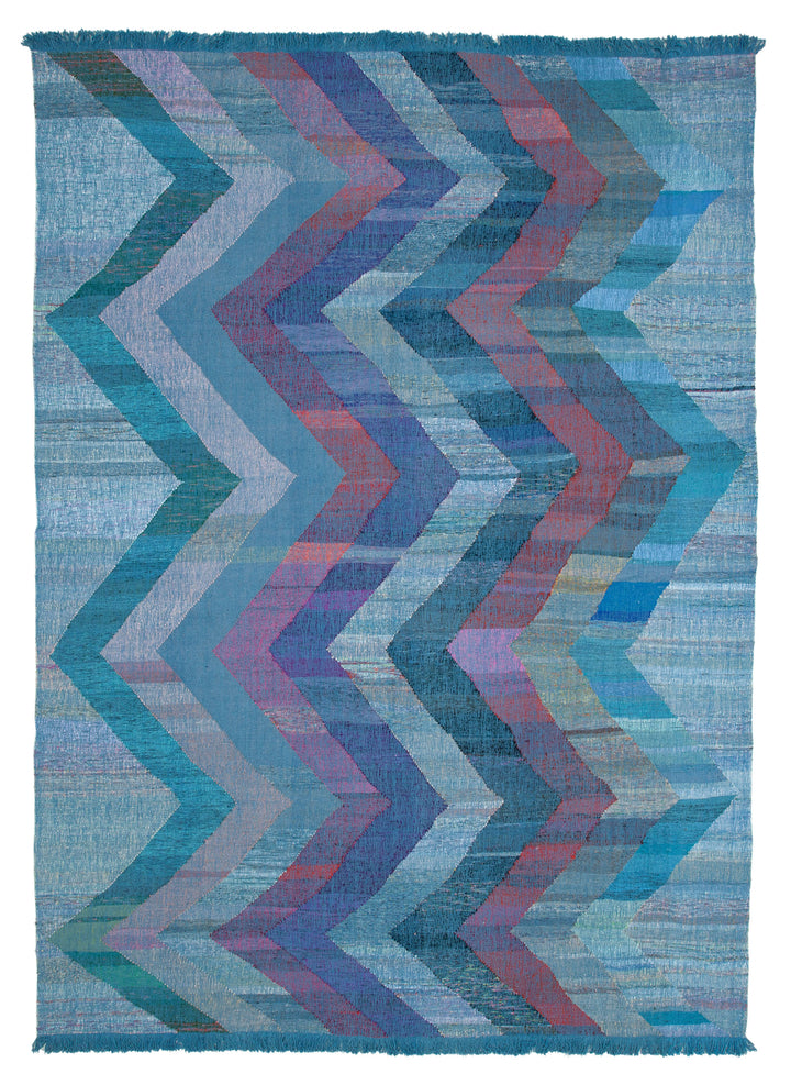 10x14 Blue Contemporary Area Rug - 35534