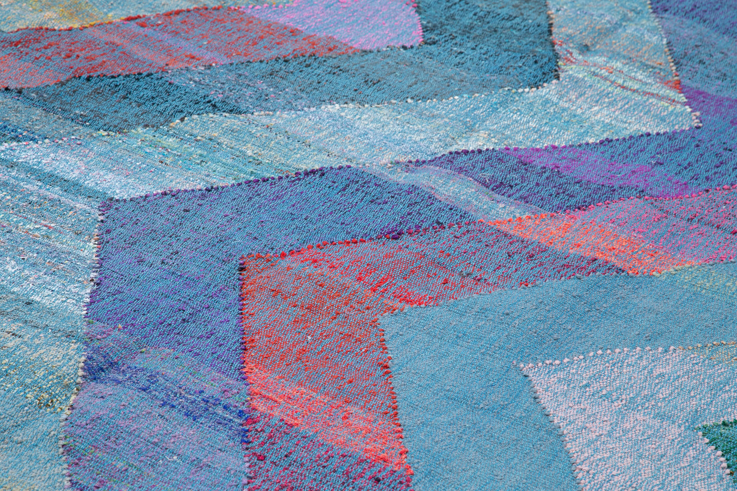 10x14 Blue Contemporary Area Rug - 35534